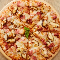 Pizza พิซซ่าเบคอนเห็ด