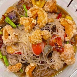 ตำเส้นเล็ก_ใส่แคบหมู