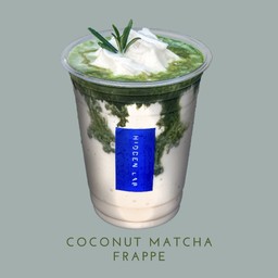 Coconut Matcha frappe