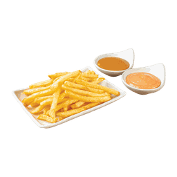 ฟรายส์ทาโกะยากิ + เมนไทโกะ มาโย