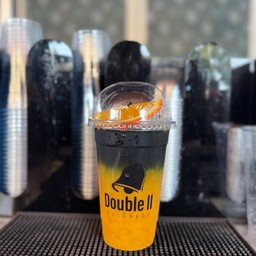 ชาเขียว + น้ำส้ม