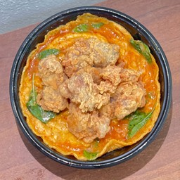 ไข่ข้นห่อหมกไก่กรอบ