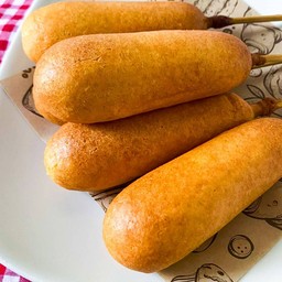 คอร์นดอกไส้กรอกชีส - Corn Dog Cheese Sausage (2ไม้)