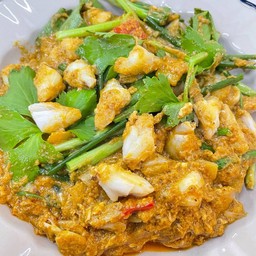 ปูก้อนผัดผงกระหรี่