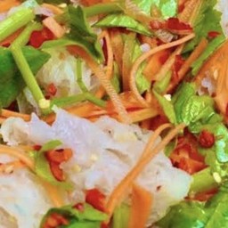 ยำเห็ดหูหนูขาว