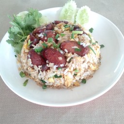 Fried Rice With Chinese Sausage