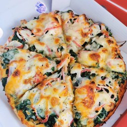 หน้าผักโขมปูอัด