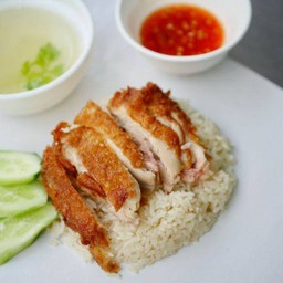 ข้าวมันไก่ทอด