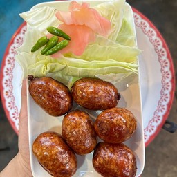 ใส้กรอกอีสานทอด