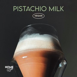 (Vegan) Pistachio Milk Iced Caffe