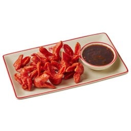 ไส้กรอกแดงทอด