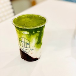 มัทฉะถั่วแดงปั่น