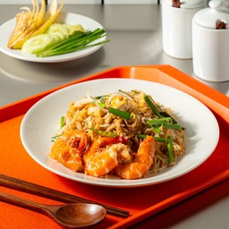 ผัดไทยกุ้งสด
