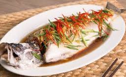 ปลากะพงนึ่งชิอิ้ว