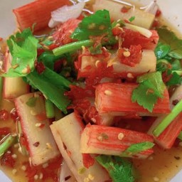 ยำปูอัดแดง