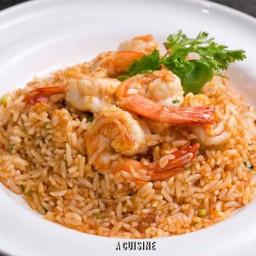 ข้าวผัดกุ้ง / ทะเล (ใส่หอมใหญ่และต้นหอม)