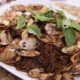 หอยลายอบวุ้นเส้น