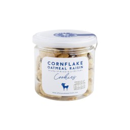 Cornflake oatmeal raisin cookies คุกกี้คอร์นเฟลกส์ผสมข้าวโอ๊ตและลูกเกด