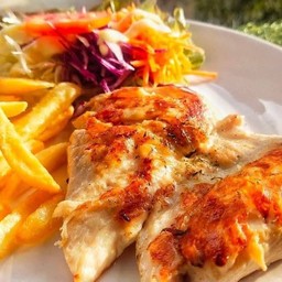 สเต็กไก่พริกไทยดำ