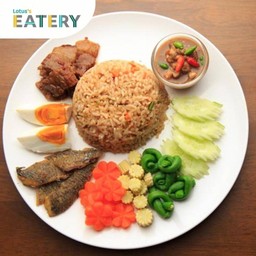 ข้าวคลุกน้ำพริกลงเรือ (ข้าวคลุกน้ำพริกป้าน้อย)