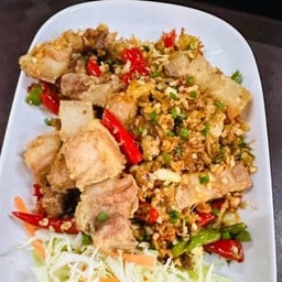 Roasted Pork Belly With Chili And Salt