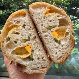 Mini Cheddar & Jalapeno sourdough