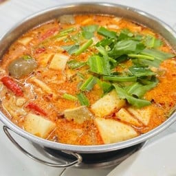 ต้มยำรวมมิตรทะเลหม้อไฟน้ำข้น
