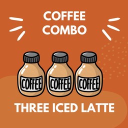 โปร Iced Latte 3 ขวด