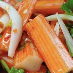 ยำปูอัดส้ม