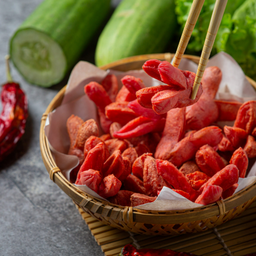 ไส้กรอกแดงทอด