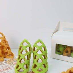 วาฟเฟิลใบเตย Waffle pandan (2pcs)