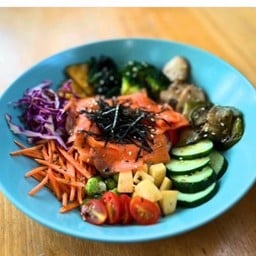 Smoke Salmon Poke Bowl/สโมคแซลมอน โปเกโบว