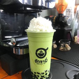 ชาเขียวปั่นวิ้ปครีม