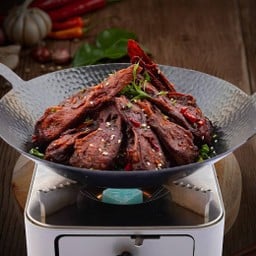 干锅鸭头 - หัวเป็ดผัดในหม้อแห้ง