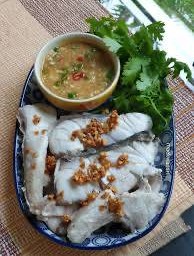 ปลากะพรงลวกจิ้ม