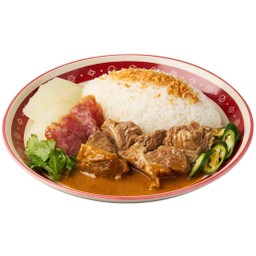 ข้าวราดแกงกะหรี่ หมูตุ๋น