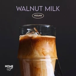(Vegan) Walnut Milk Iced Caffe