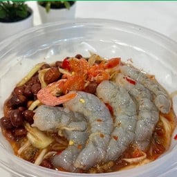 ยำมะม่วง - กุ้งสด