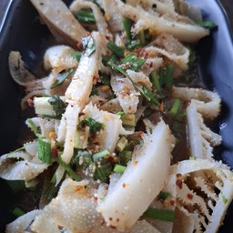 ลาบสะไบนาง(ผ้าขี้ริ้ววัว)