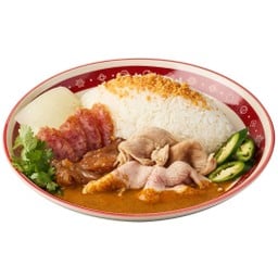 ข้าวราดแกงกะหรี่เนื้อสด