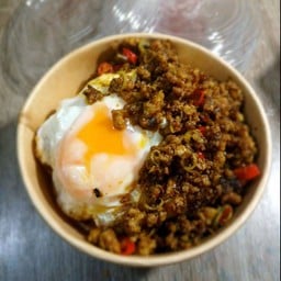 ข้าวคั่วกลิ้งหมสับ