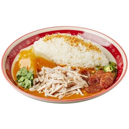 ข้าวราดแกงกะหรี่ ไก่ฉีก