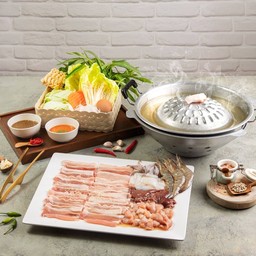 หมูกระทะ ชุดกลาง