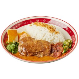 ข้าวราดแกงกะหรี่ สะโพกไก่