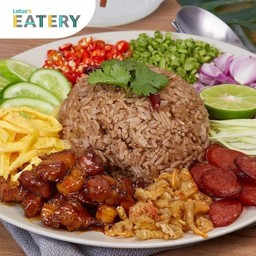 ข้าวคลุกกะปิ (ข้าวคลุกน้ำพริกป้าน้อย)