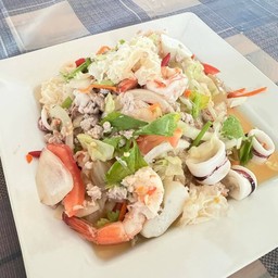 ยำตะไคร้กุ้ง