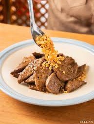 ตับทอดกระเทียม(กับข้าว)