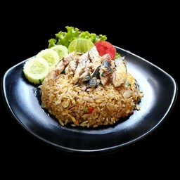 Fried rice mackerel