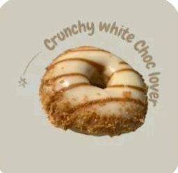 crunchy white Choc lover Crunchy Caramel Lover