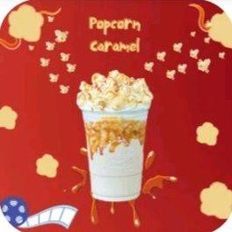 Popcorn Caramel Frappe